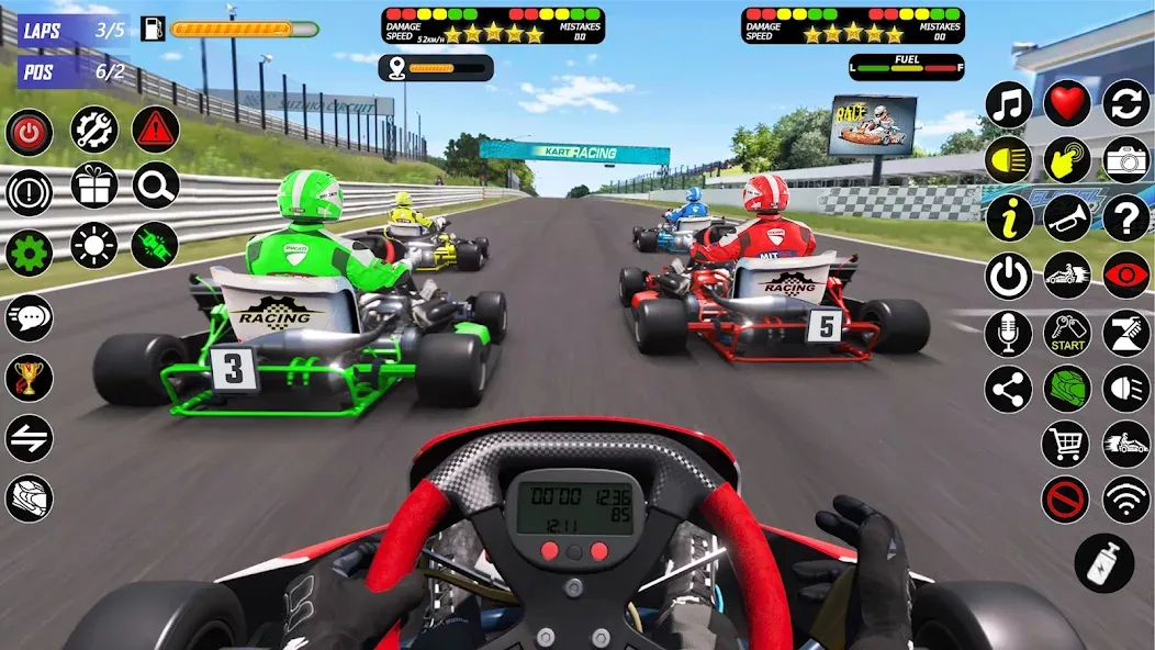 Скачать взломанную Buggy Race: Kart Racing Games  [МОД Все открыто] — последняя версия apk на Андроид screen 3