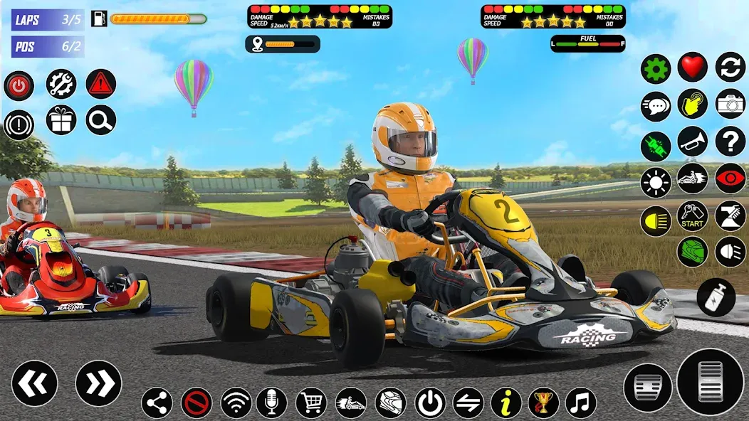 Скачать взломанную Buggy Race: Kart Racing Games  [МОД Все открыто] — последняя версия apk на Андроид screen 4