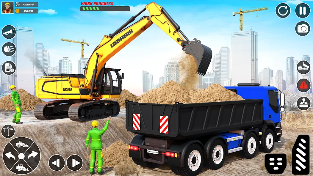 Взломанная City Builder Construction Sim (Сити Билдер Констракшн Сим)  [МОД Бесконечные монеты] — полная версия apk на Андроид screen 1