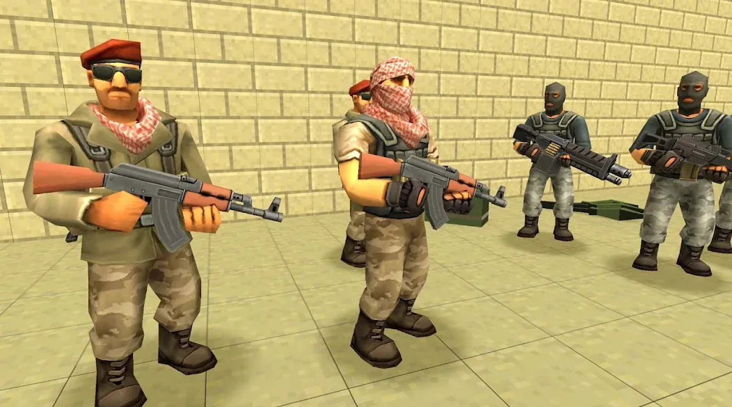 Скачать взломанную StrikeBox: Sandbox&Shooter (Страйкбокс)  [МОД Unlocked] — стабильная версия apk на Андроид screen 3