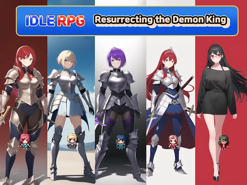 Взлом Idle RPG : Reviving Demon King (Айдл РПГ)  [МОД Бесконечные деньги] — последняя версия apk на Андроид screen 1