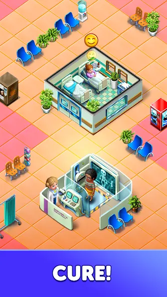 Взломанная My Hospital: Build. Farm. Heal (Мой госпиталь)  [МОД Много монет] — последняя версия apk на Андроид screen 3