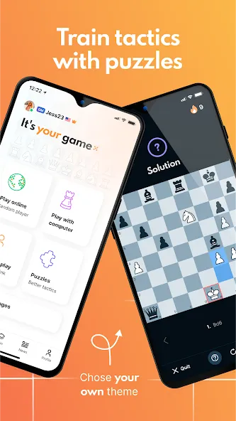 Взломанная chess24 > Play, Train & Watch  [МОД Бесконечные деньги] — стабильная версия apk на Андроид screen 2