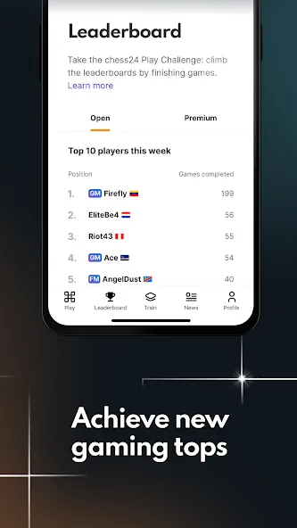 Взломанная chess24 > Play, Train & Watch  [МОД Бесконечные деньги] — стабильная версия apk на Андроид screen 3