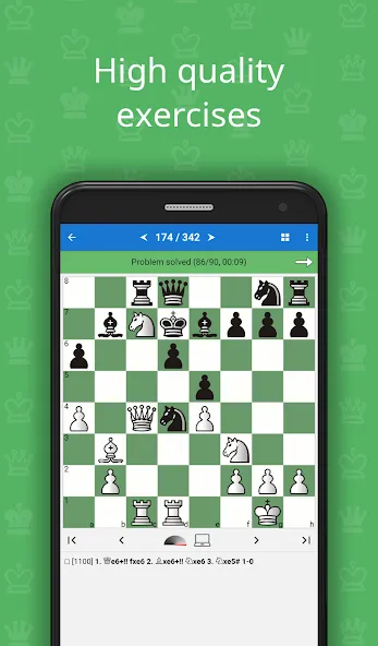 Взломанная Chess Tactics for Beginners  [МОД Все открыто] — последняя версия apk на Андроид screen 1