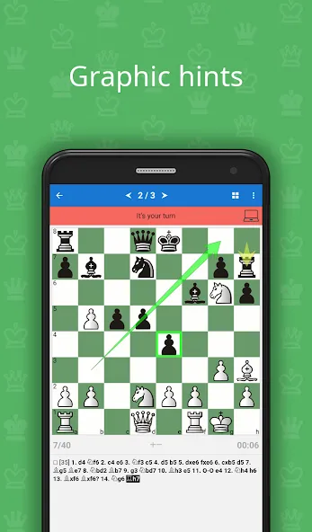 Взломанная Chess Opening Lab (1400-2000)  [МОД Unlocked] — полная версия apk на Андроид screen 1