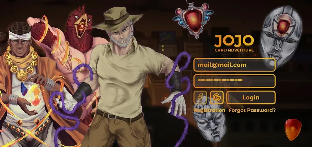 Скачать взлом JOJO: Card Adventure－TCG & CCG (Джоджо)  [МОД Бесконечные монеты] — полная версия apk на Андроид screen 2