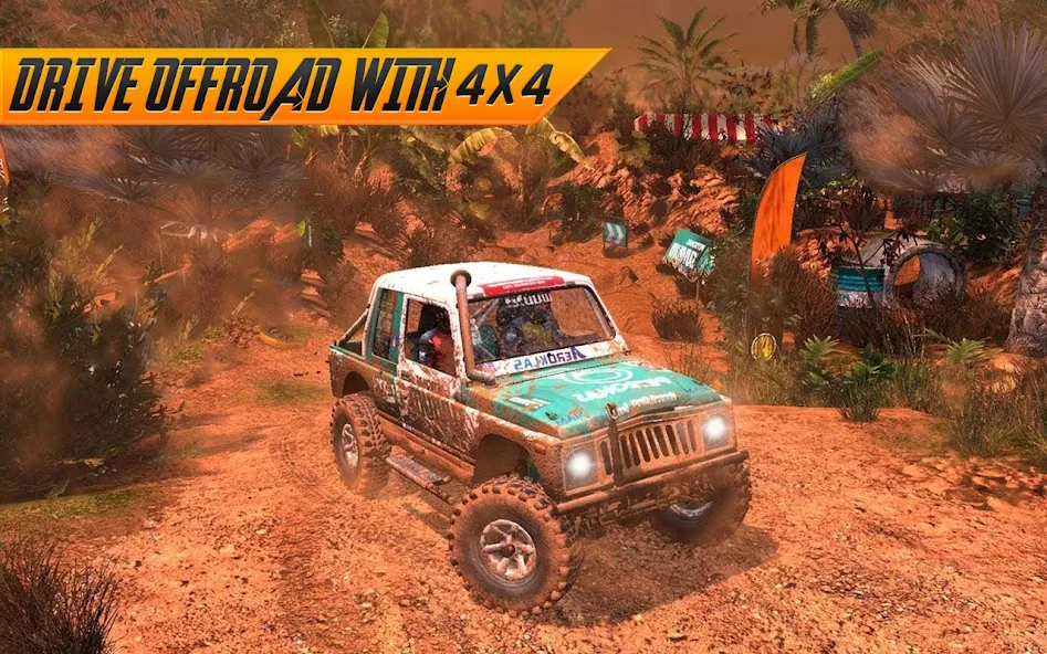 Взлом Offroad Jeep Driving Simulator  [МОД Unlimited Money] — последняя версия apk на Андроид screen 3