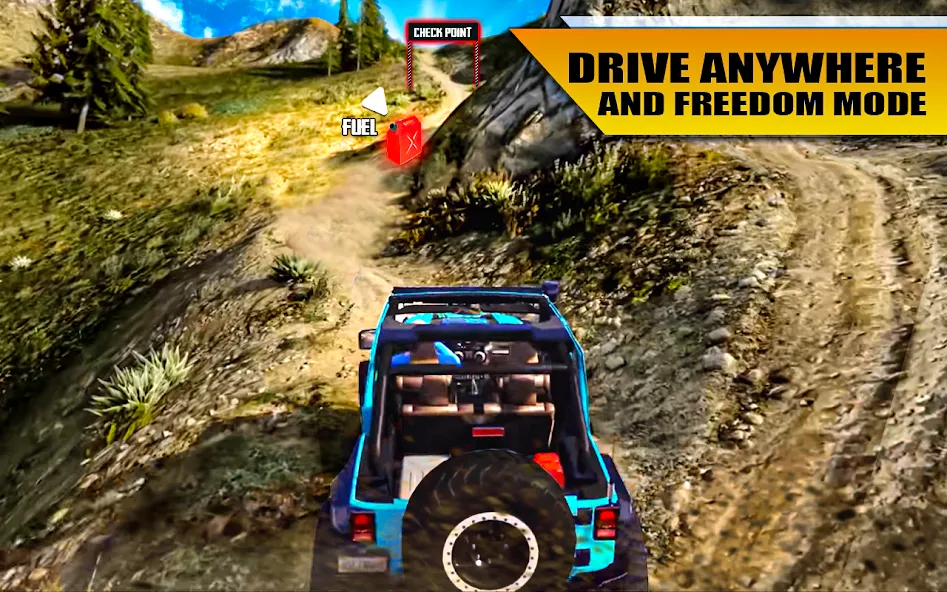 Взломанная Off Road Jeep Drive Simulator  [МОД Unlocked] — последняя версия apk на Андроид screen 1