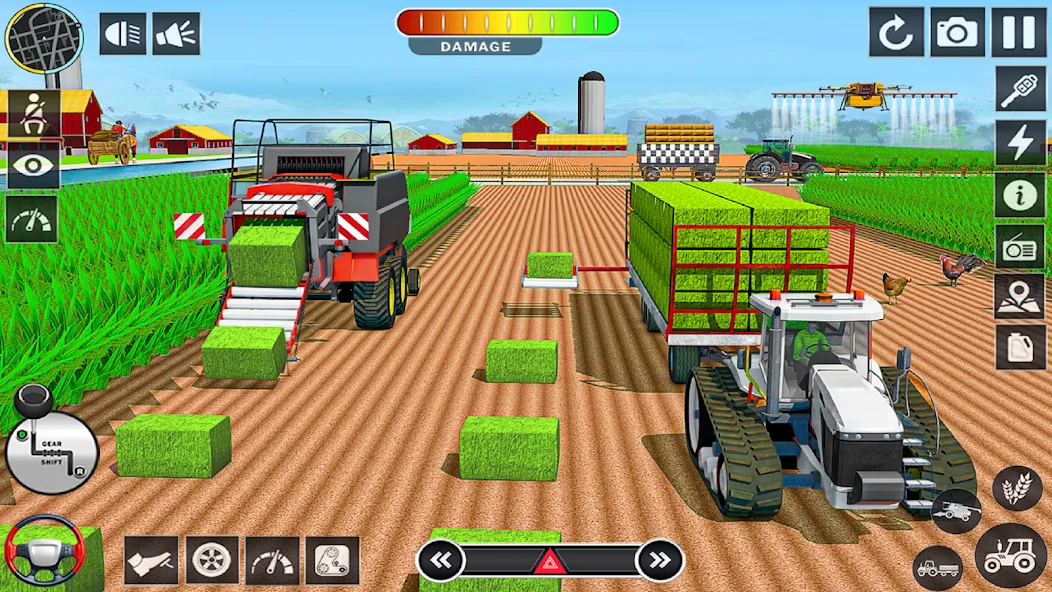 Взлом Big Tractor Farming Simulator (Биг Трактор Фарминг Симулятор)  [МОД Бесконечные монеты] — стабильная версия apk на Андроид screen 5