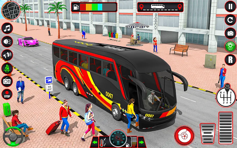 Взлом City Bus Simulator 3D Bus Game (Симулятор городского автобуса 3D  игра   )  [МОД Все открыто] — последняя версия apk на Андроид screen 5