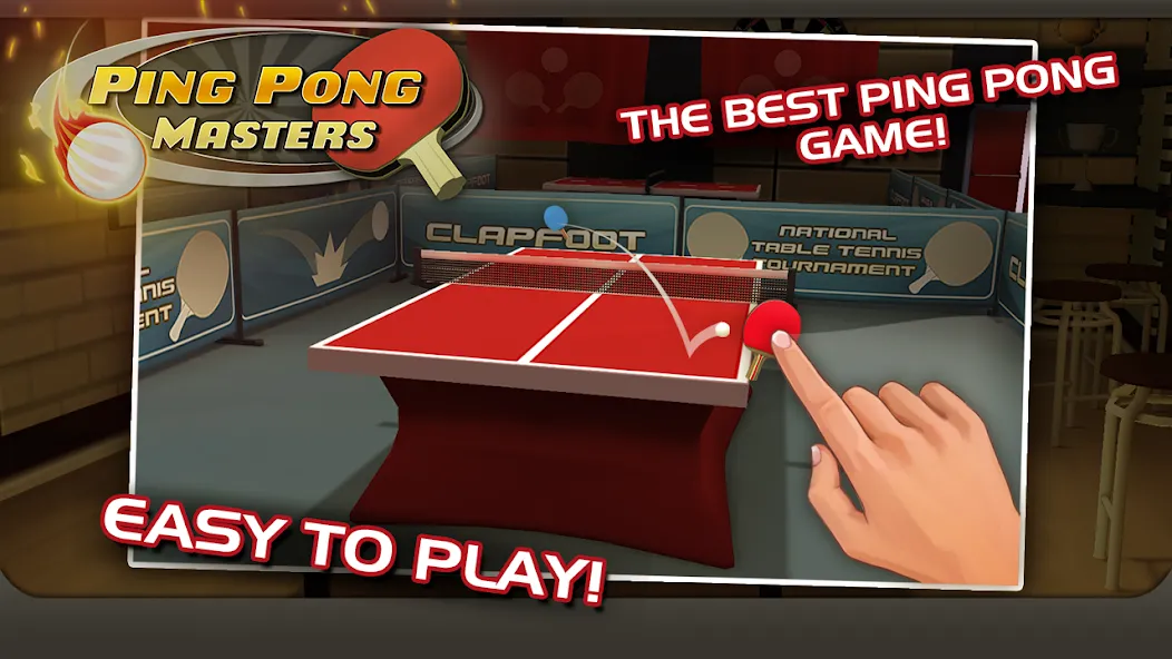 Взломанная Ping Pong Masters (Пингпонг мастера)  [МОД Unlimited Money] — полная версия apk на Андроид screen 1