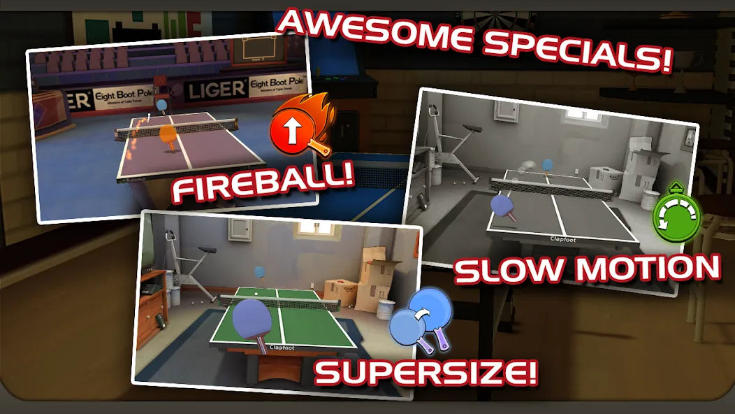 Взломанная Ping Pong Masters (Пингпонг мастера)  [МОД Unlimited Money] — полная версия apk на Андроид screen 4