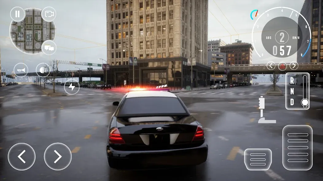 Взломанная Police Car Simulator 2023 (Полицейский симулятор автомобиля 2023)  [МОД Много монет] — стабильная версия apk на Андроид screen 1