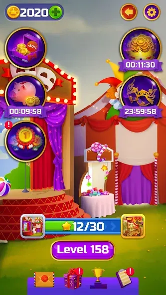 Скачать взлом Circus Words: Magic Puzzle  [МОД Много монет] — стабильная версия apk на Андроид screen 5