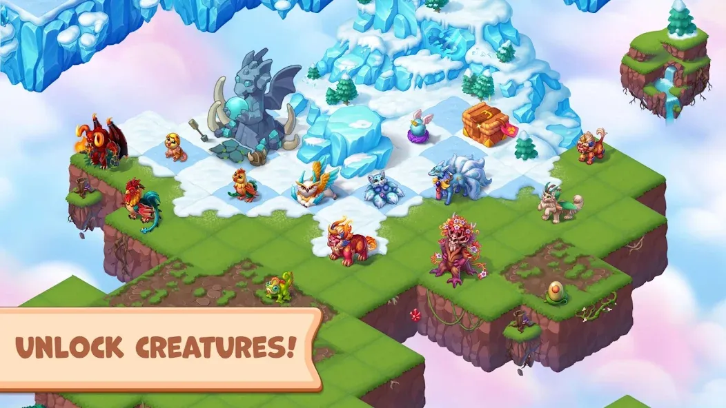 Скачать взломанную Mergest Kingdom: Merge game  [МОД Unlocked] — стабильная версия apk на Андроид screen 3