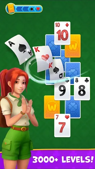 Скачать взломанную Kings & Queens: Solitaire Game  [МОД Все открыто] — стабильная версия apk на Андроид screen 1