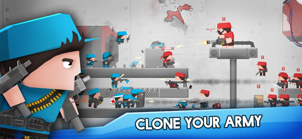 Взлом Clone Armies: Battle Game (Клоун армии)  [МОД Меню] — последняя версия apk на Андроид screen 1