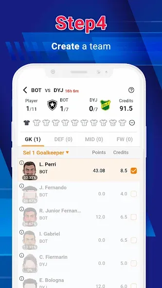 Взлом Legend Fantasy- Fantasy sports (Легенда фэнтези)  [МОД Unlimited Money] — последняя версия apk на Андроид screen 5