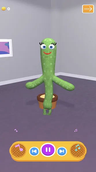 Взломанная Talking Cactus (Токинг Кактус)  [МОД Unlocked] — последняя версия apk на Андроид screen 2