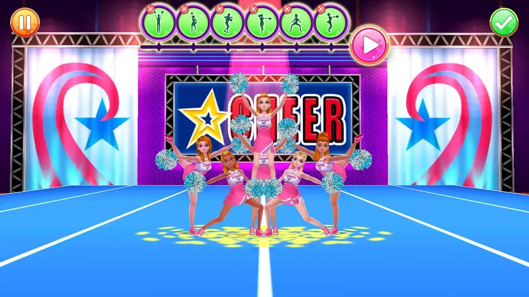 Взломанная Cheerleader Champion Dance Now  [МОД Бесконечные деньги] — полная версия apk на Андроид screen 2