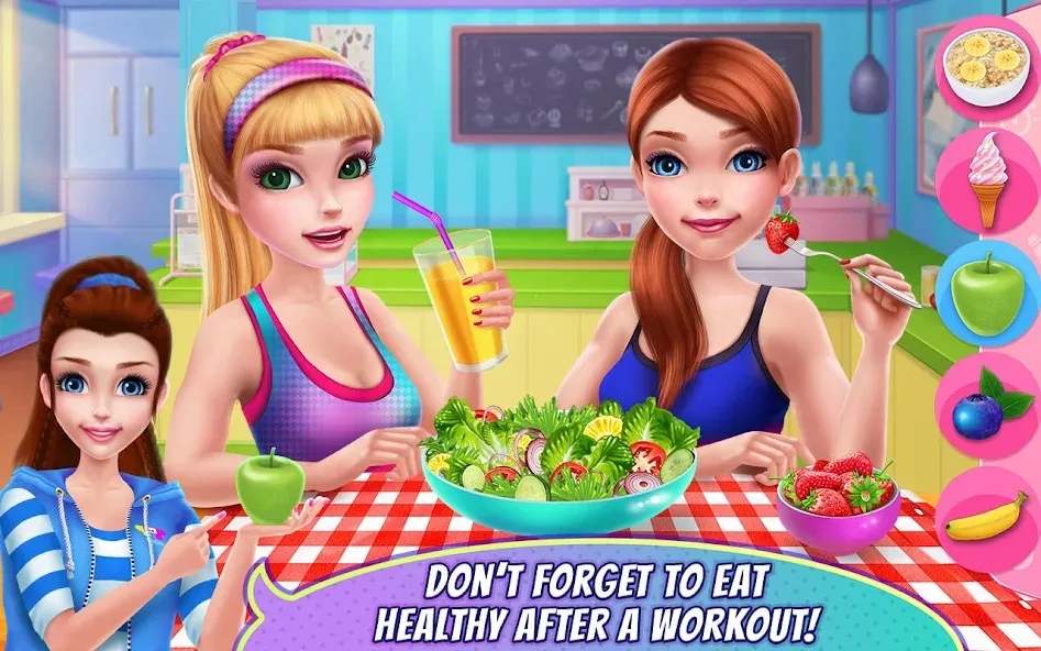 Скачать взлом Fitness Girl — Dance & Play  [МОД Бесконечные монеты] — стабильная версия apk на Андроид screen 4