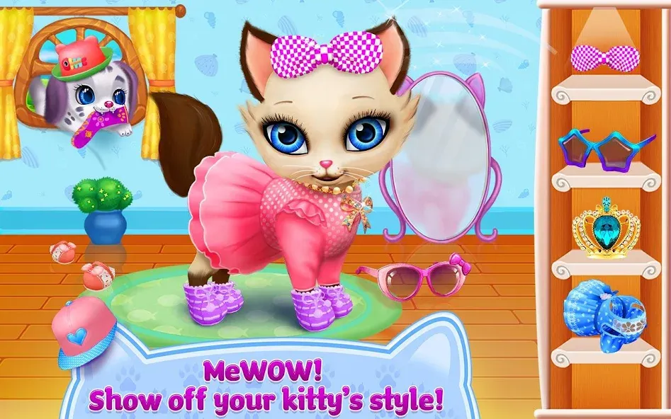 Скачать взлом Kitty Love — My Fluffy Pet  [МОД Все открыто] — стабильная версия apk на Андроид screen 1