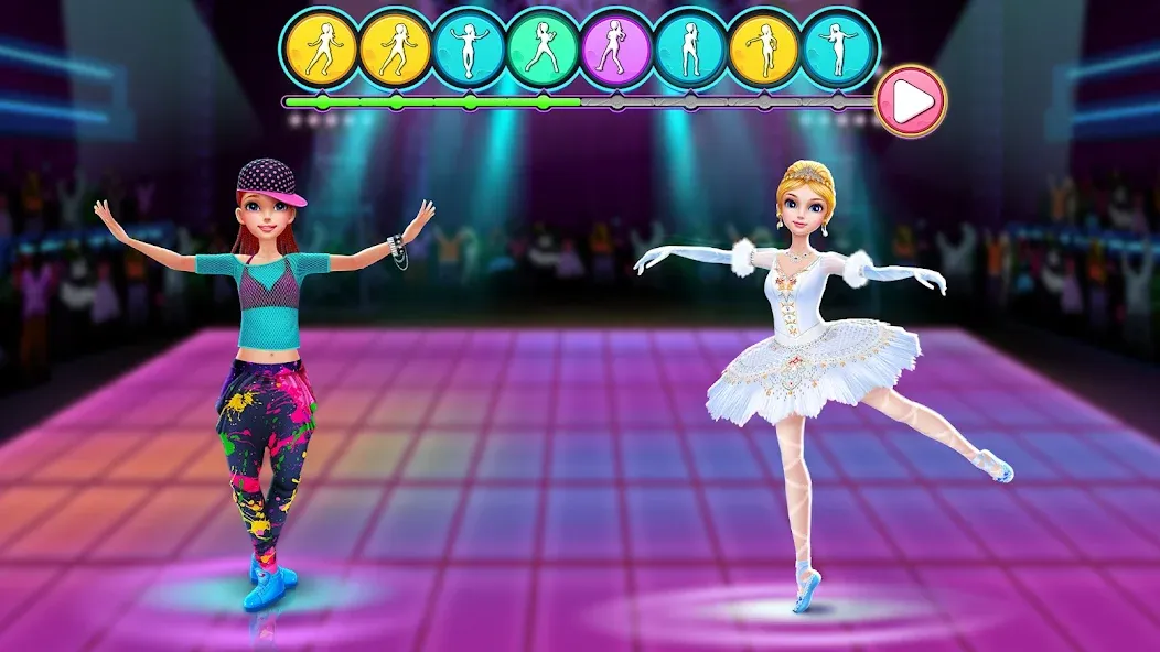 Скачать взломанную Dance Clash: Ballet vs Hip Hop  [МОД Все открыто] — полная версия apk на Андроид screen 5