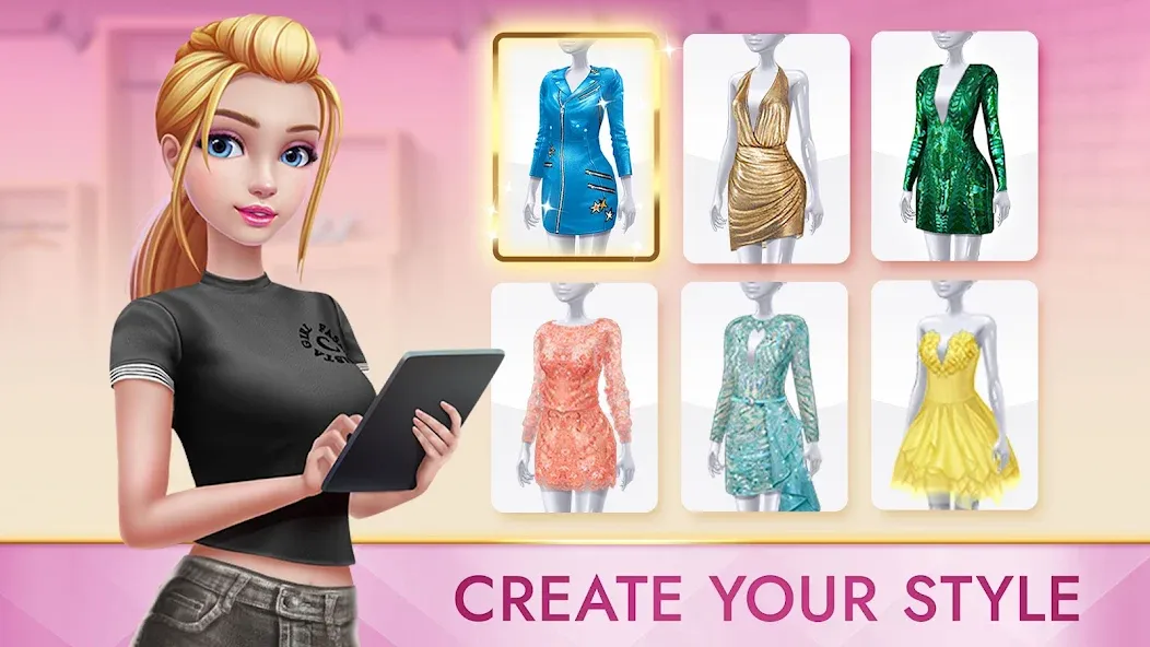 Скачать взломанную Super Stylist Fashion Makeover  [МОД Меню] — стабильная версия apk на Андроид screen 1