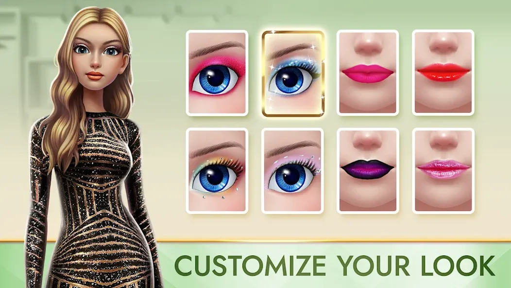 Скачать взломанную Super Stylist Fashion Makeover  [МОД Меню] — стабильная версия apk на Андроид screen 4