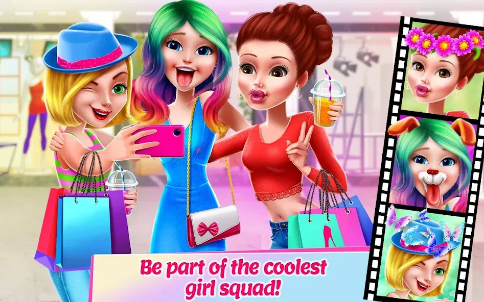 Скачать взломанную Girl Squad — BFF in Style  [МОД Mega Pack] — стабильная версия apk на Андроид screen 5