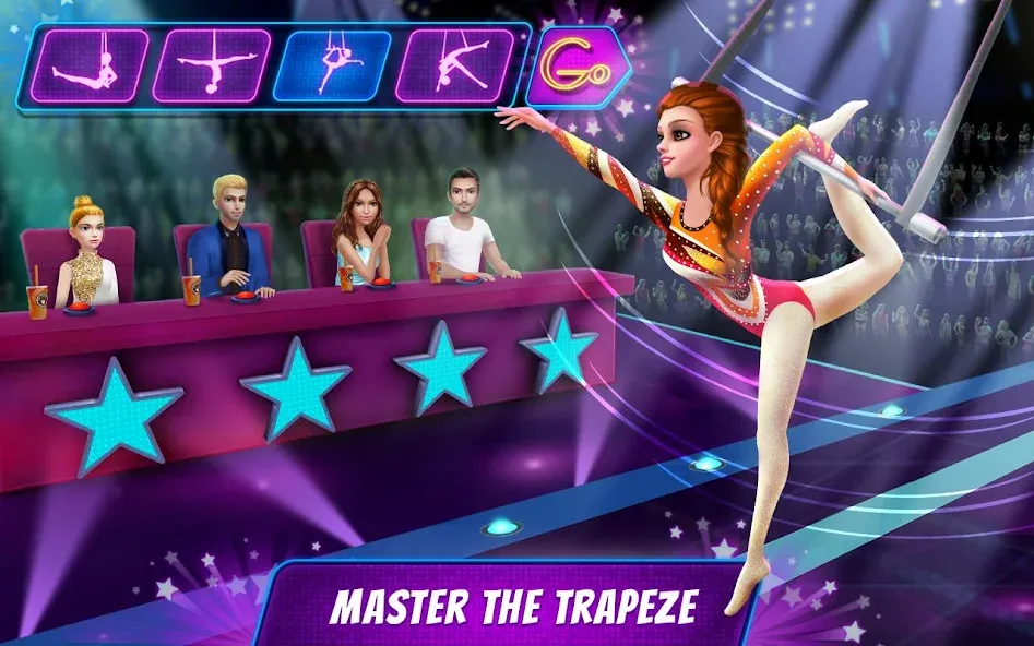 Взломанная Acrobat Star Show — Girl Power  [МОД Unlocked] — полная версия apk на Андроид screen 5