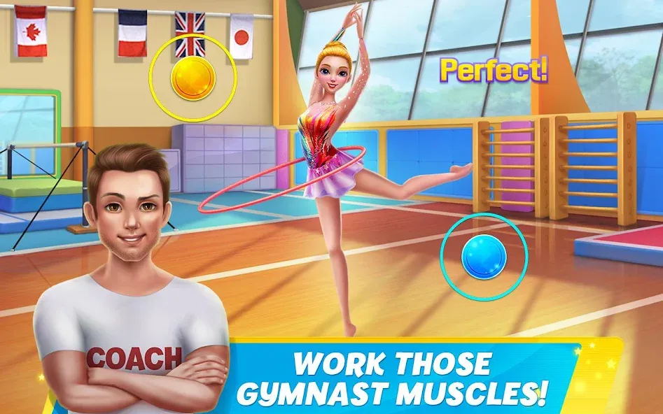 Взлом Rhythmic Gymnastics Dream Team  [МОД Бесконечные деньги] — полная версия apk на Андроид screen 5