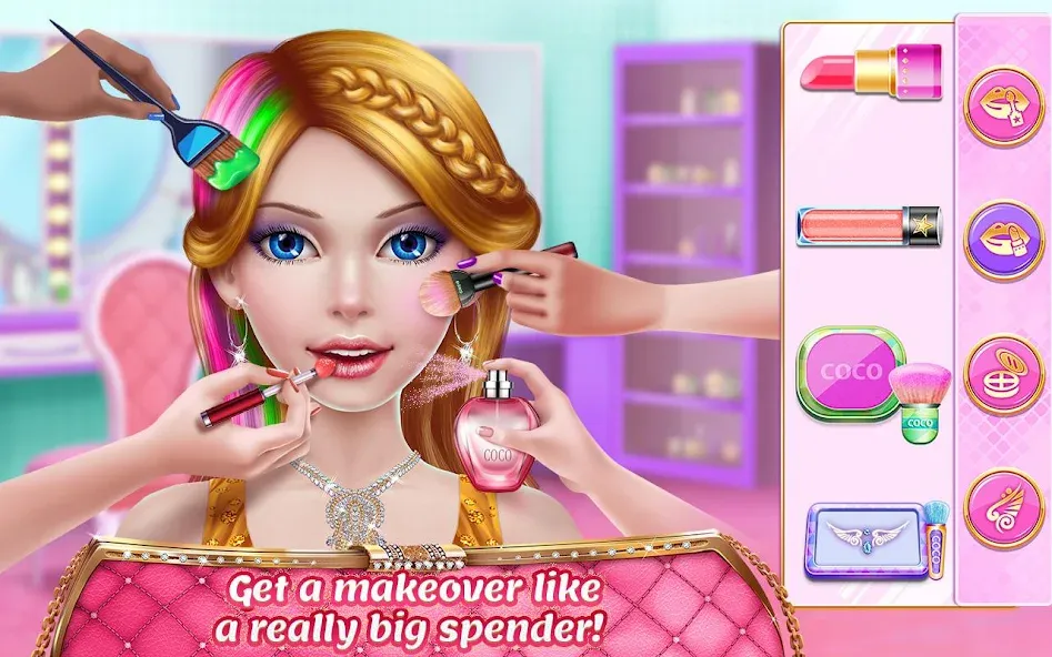 Взломанная Rich Girl Mall — Shopping Game  [МОД Unlocked] — последняя версия apk на Андроид screen 3