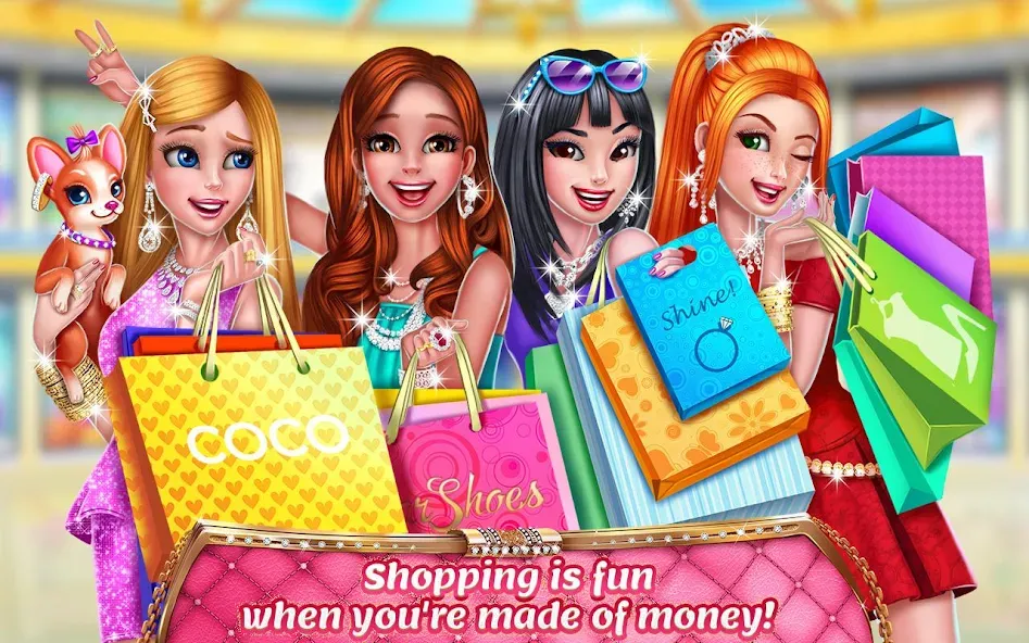 Взломанная Rich Girl Mall — Shopping Game  [МОД Unlocked] — последняя версия apk на Андроид screen 5