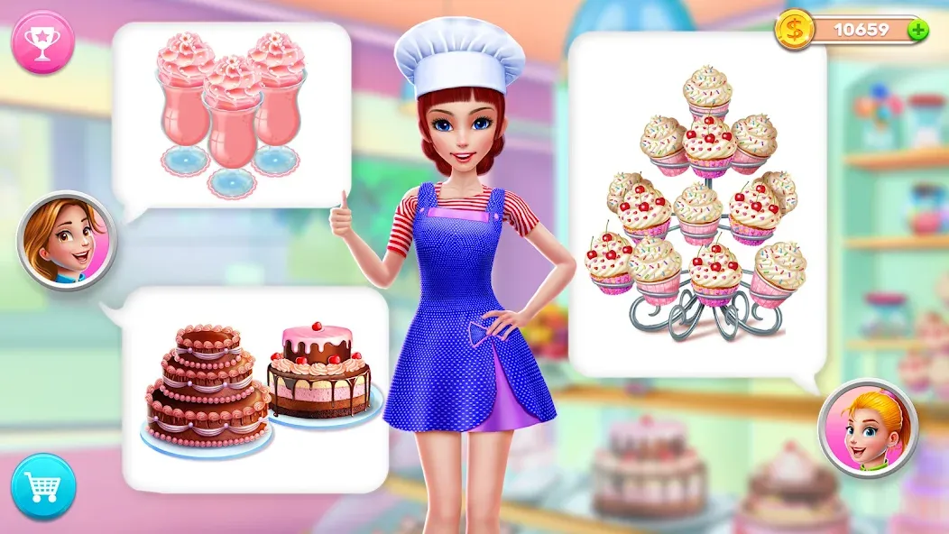 Взлом My Bakery Empire: Bake a Cake  [МОД Menu] — последняя версия apk на Андроид screen 4