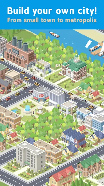 Скачать взломанную Pocket City Free (Покет Сити)  [МОД Unlimited Money] — последняя версия apk на Андроид screen 1