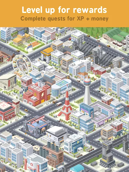 Скачать взломанную Pocket City Free (Покет Сити)  [МОД Unlimited Money] — последняя версия apk на Андроид screen 4