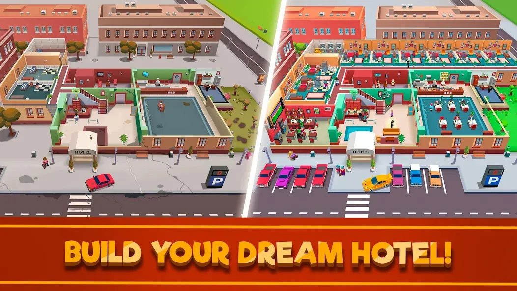 Скачать взлом Hotel Empire Tycoon－Idle Game  [МОД Много монет] — стабильная версия apk на Андроид screen 1