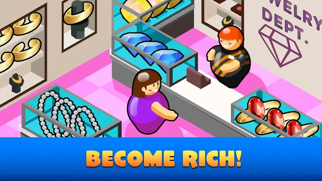 Взлом Idle Supermarket Tycoon－Shop (Айдл Супермаркет Тайкун)  [МОД Unlimited Money] — стабильная версия apk на Андроид screen 4