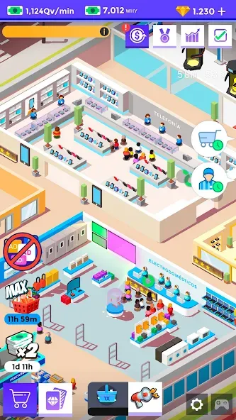 Взлом Idle Supermarket Tycoon－Shop (Айдл Супермаркет Тайкун)  [МОД Unlimited Money] — стабильная версия apk на Андроид screen 5