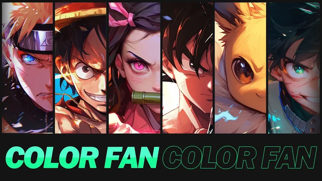 Скачать взлом Color Fan — Color By Number (Цветной веер)  [МОД Menu] — стабильная версия apk на Андроид screen 1