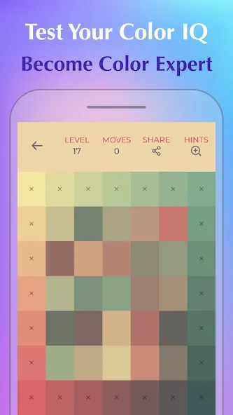 Взломанная Color Puzzle:Offline Hue Games  [МОД Много денег] — последняя версия apk на Андроид screen 2