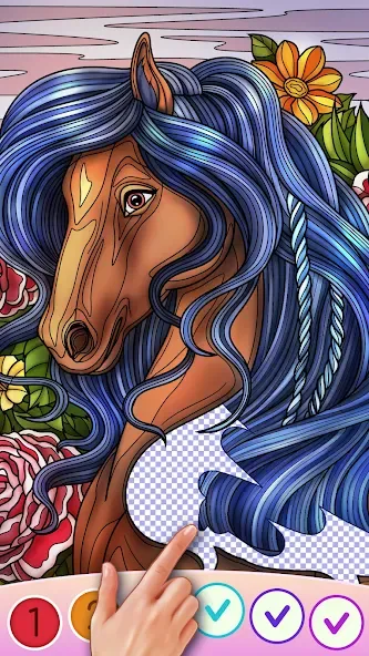 Взлом Color Swipe Coloring Book game  [МОД Menu] — последняя версия apk на Андроид screen 5