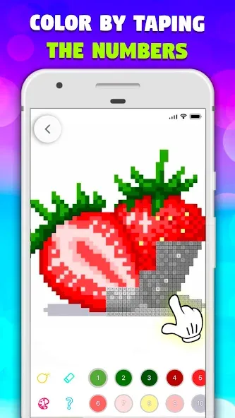 Взломанная Pixel Art book・Color by number  [МОД Много монет] — полная версия apk на Андроид screen 2