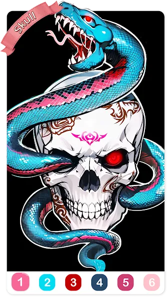 Взлом Tattoo Coloring games  [МОД Unlocked] — полная версия apk на Андроид screen 3