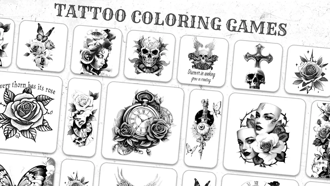 Взлом Tattoo Coloring games  [МОД Unlocked] — полная версия apk на Андроид screen 4