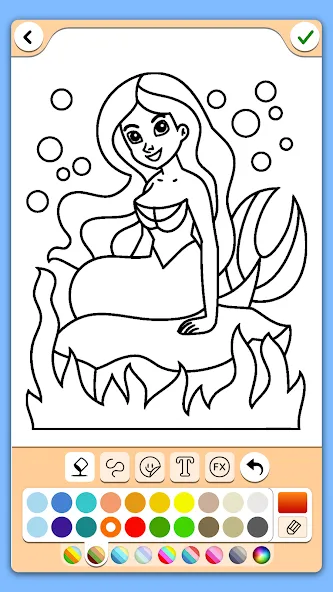 Взломанная Coloring for girls and women  [МОД Unlocked] — стабильная версия apk на Андроид screen 1