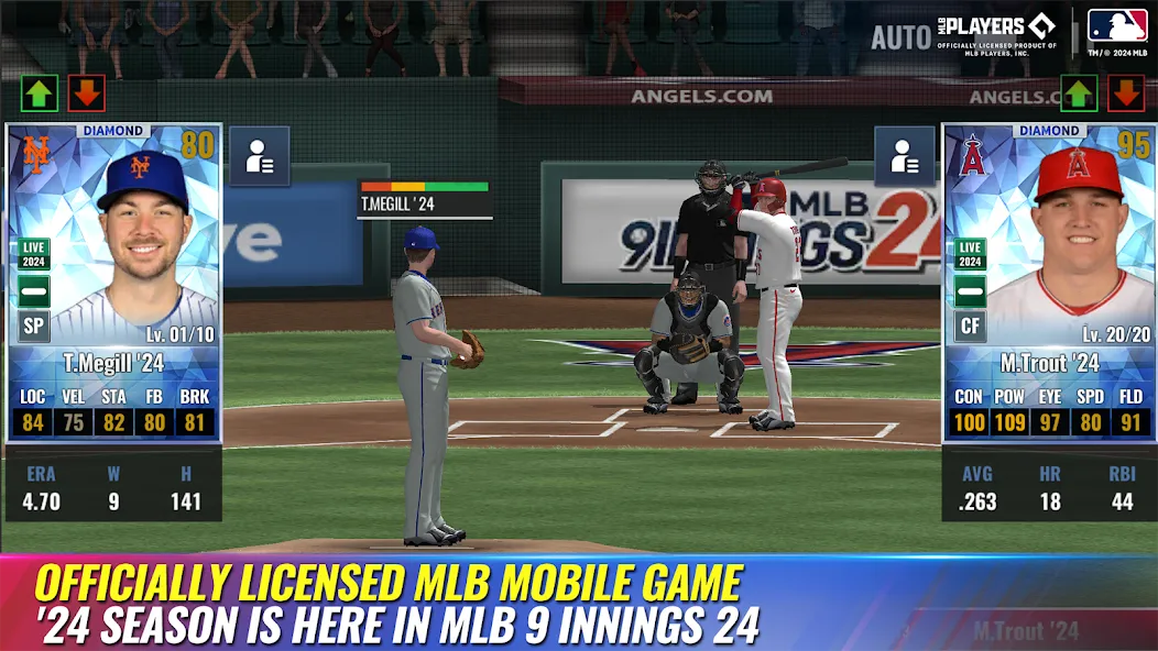 Скачать взломанную MLB 9 Innings 24 (МЛБ 9 Иннингов 23)  [МОД Unlocked] — стабильная версия apk на Андроид screen 2