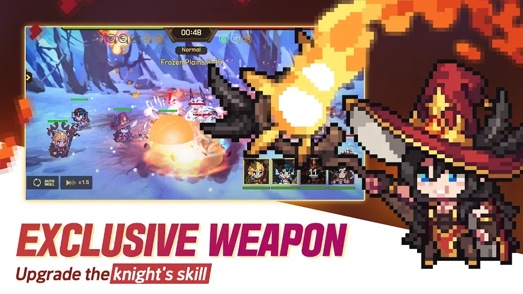 Скачать взлом Unknown Knights: Anniversary (Анноун Найтс)  [МОД Menu] — полная версия apk на Андроид screen 3